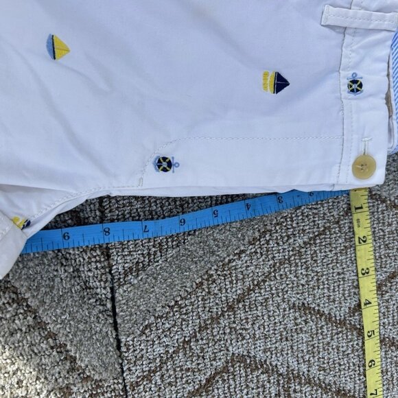 Talboots Pants Women's 12 White Straight Capri Cut Ivory The Girlfriend Chino - Picture 5 of 14